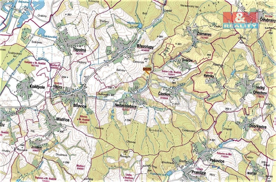 Prodej louky, 1586 m², Březolupy
