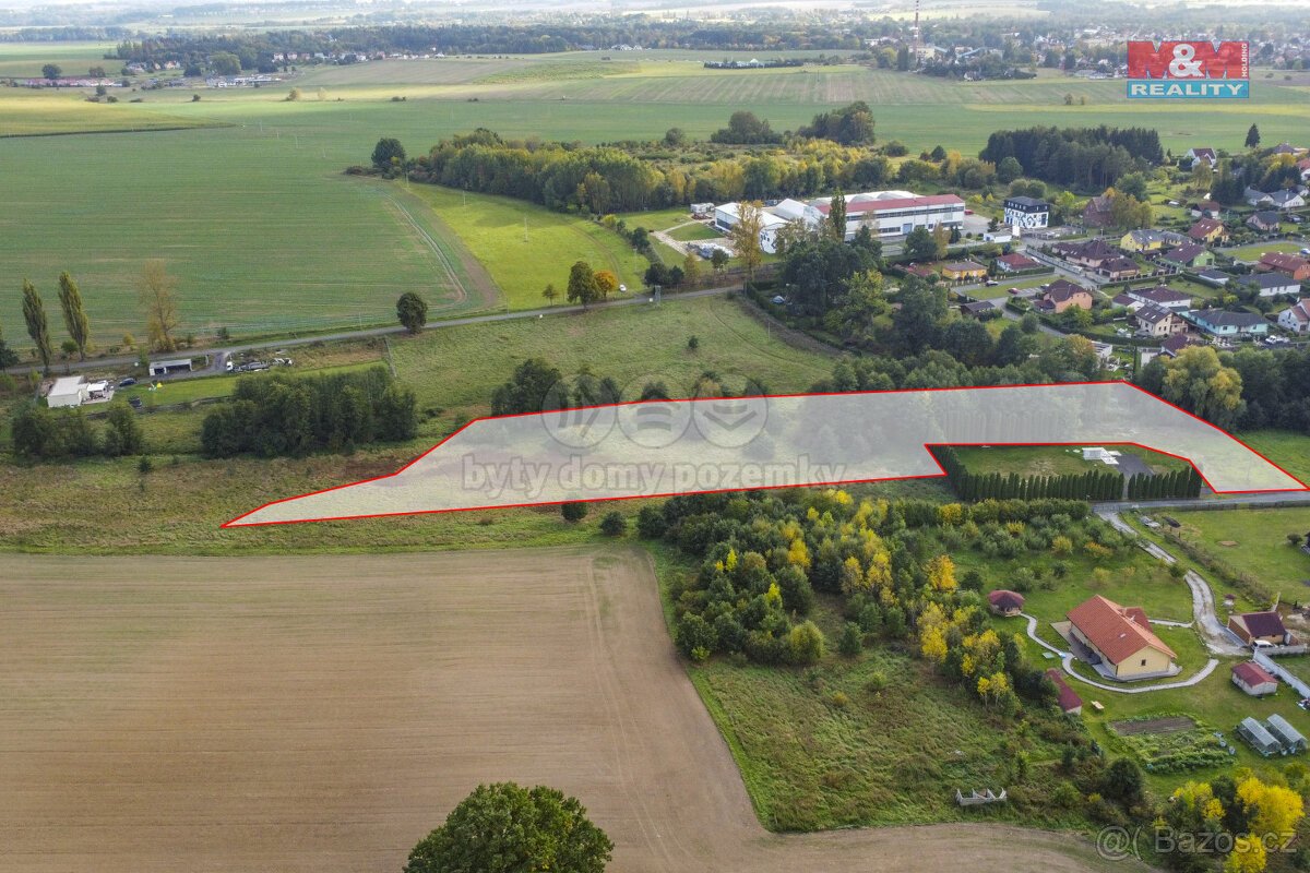 Prodej pozemku 8900 m2 v Žirovicích u Františkových Lázních