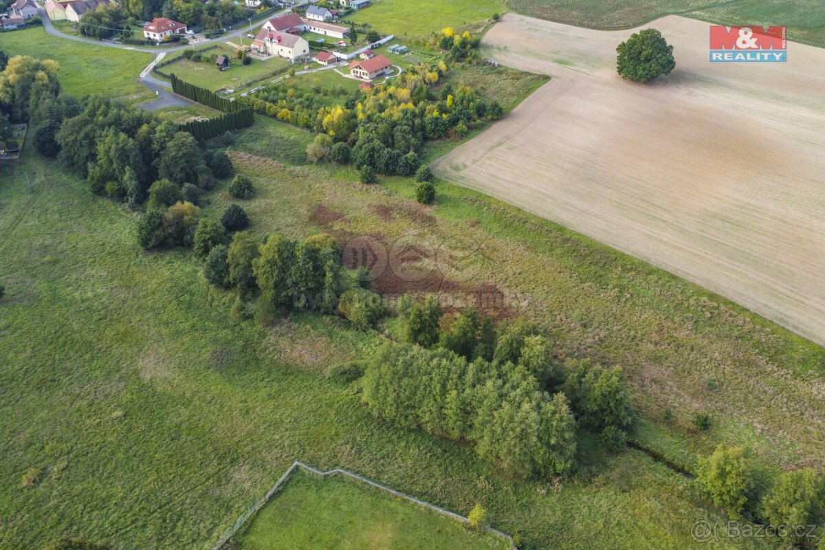 Prodej pozemku 8900 m2 v Žirovicích u Františkových Lázních