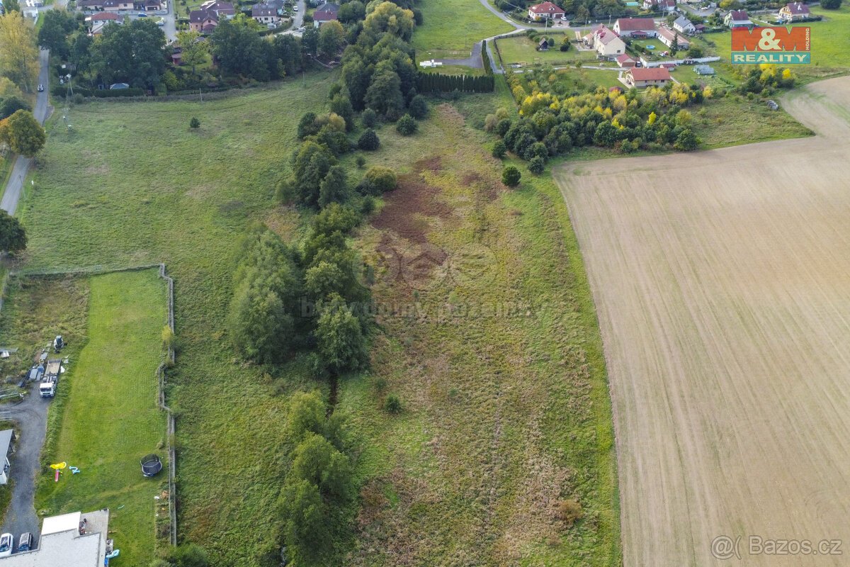 Prodej pozemku 8900 m2 v Žirovicích u Františkových Lázních