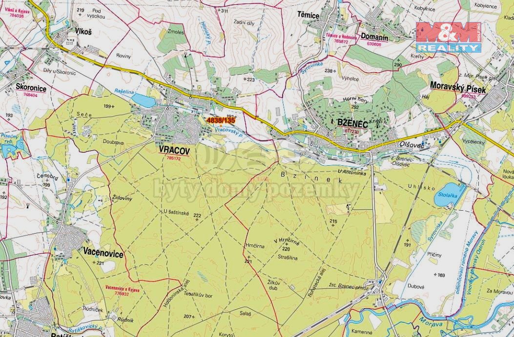 Prodej pole, 35 m², Vracov