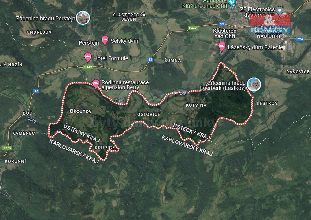 Prodej pole, 404 m² Oslovice