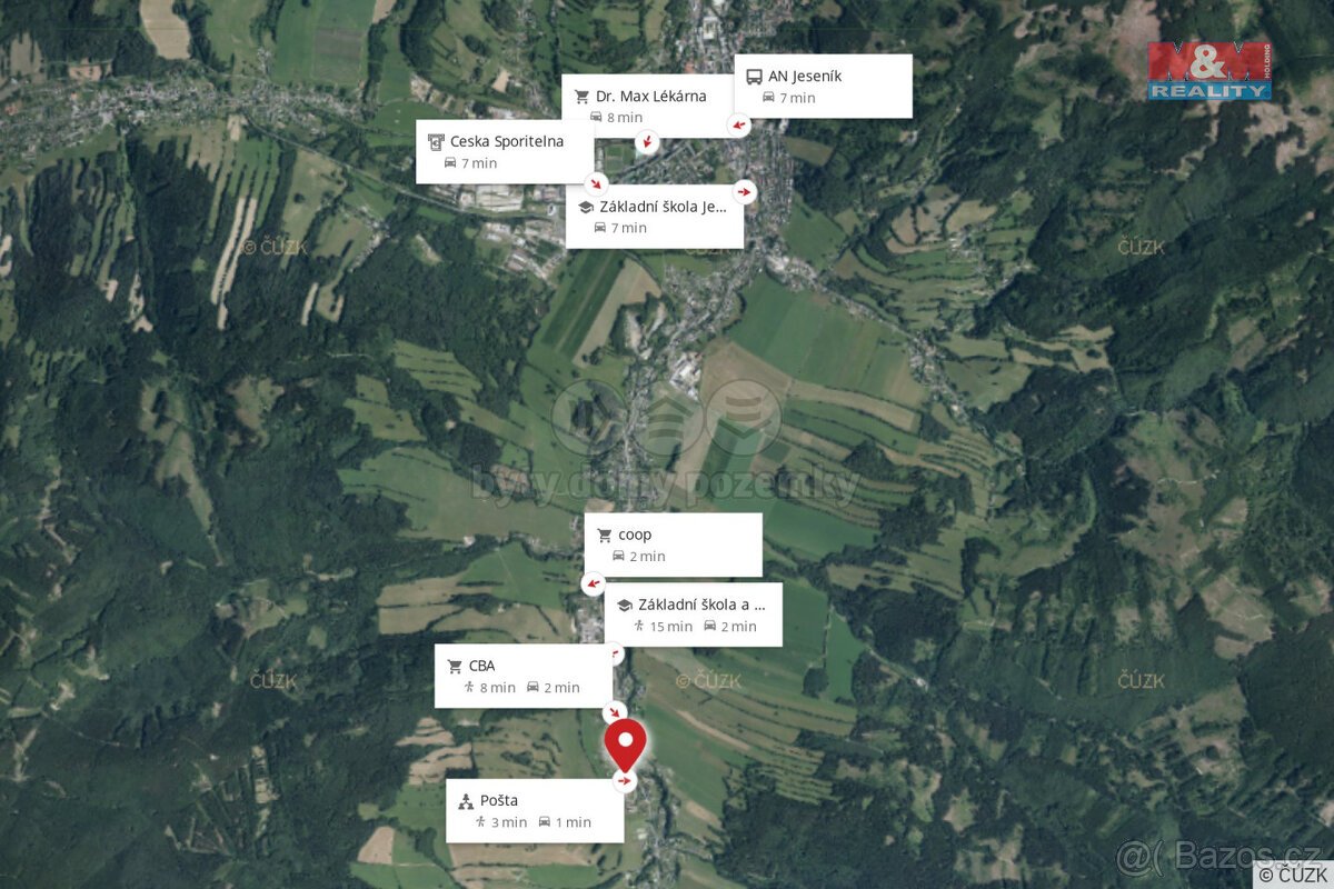 Prodej stavebního pozemku, 1 727 m2, Bělá pod Pradědem