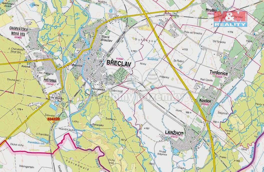 Prodej lesa, 130 m², Břeclav-Poštorná