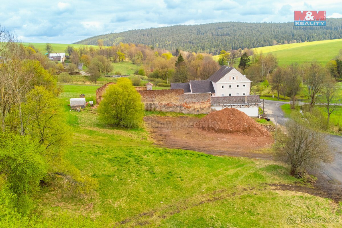 Prodej pozemku k bydlení 1148m2, v Pramenech u Mar. Lázní
