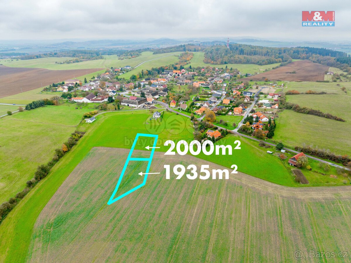 Prodej pole v Klučově, okr. Třebíč