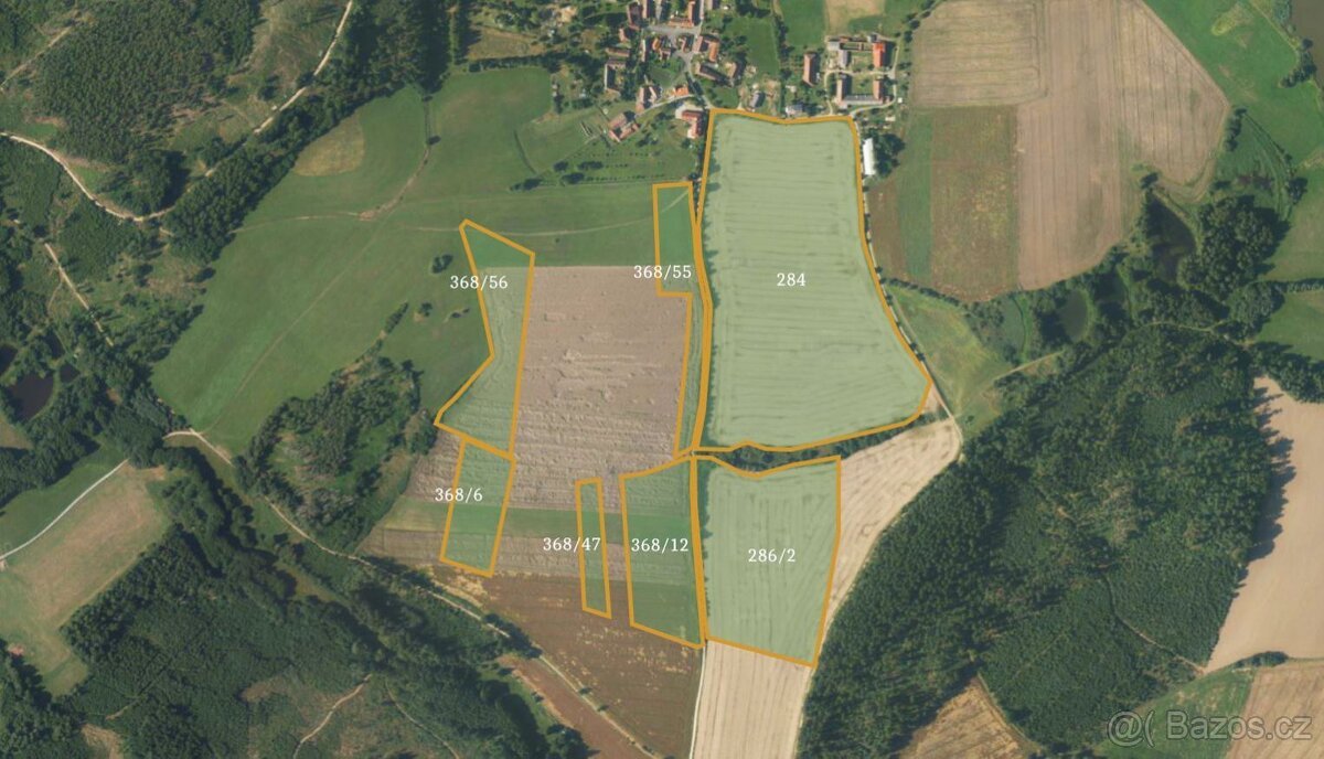 Zemědělská půda, prodej, Borovná, Jihlava