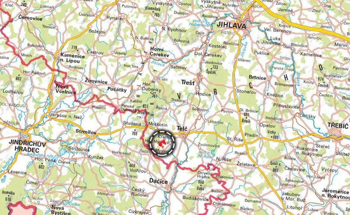 Zemědělská půda, prodej, Borovná, Jihlava