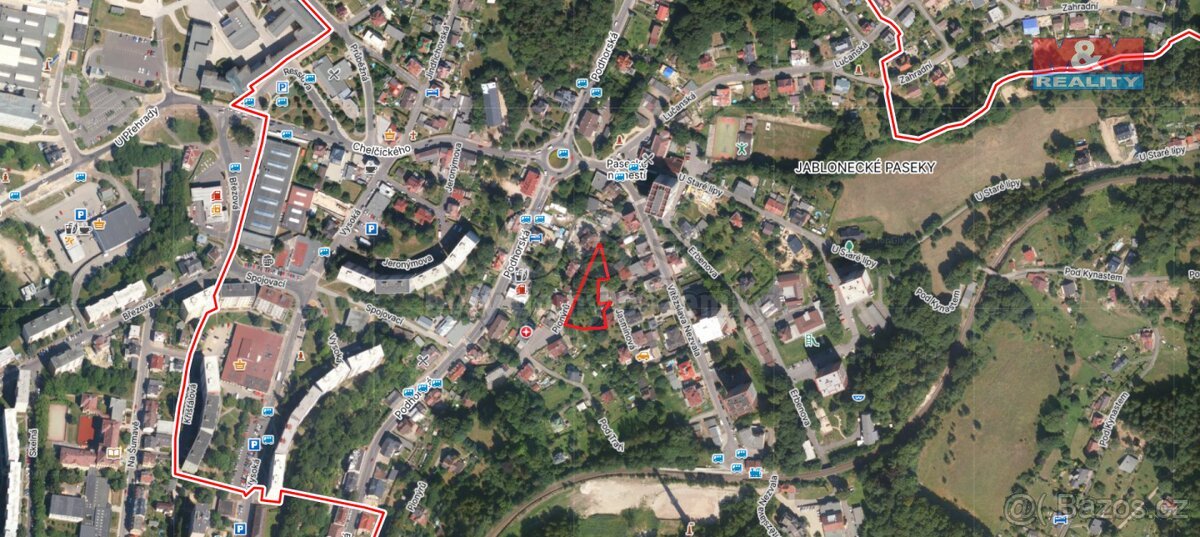 Prodej pozemku k bydlení v Jablonci nad Nisou