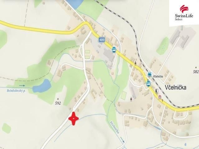 Prodej stavebního pozemku 1500 m2, Včelnička