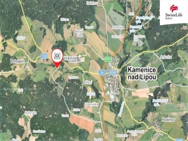 Prodej stavebního pozemku 1500 m2, Včelnička