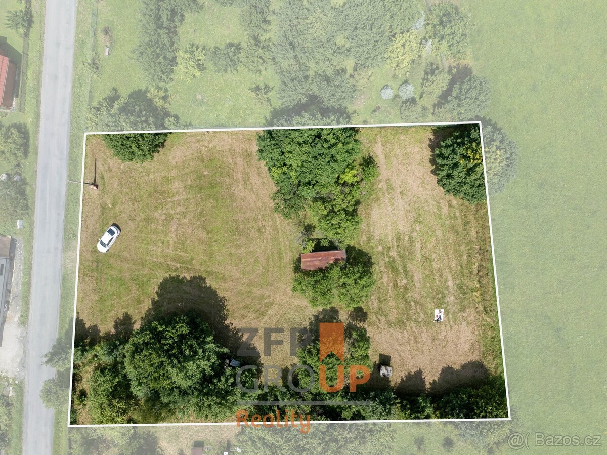 Prodej stavebního pozemku o rozloze 2 142 m², Oznice