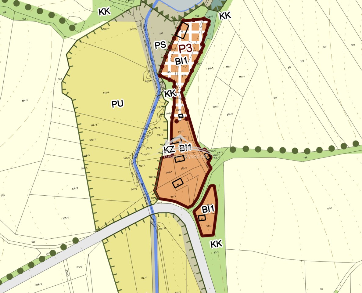 Stavební pozemek 1098 m² na klidném místě – Skuhrov u Havlíč