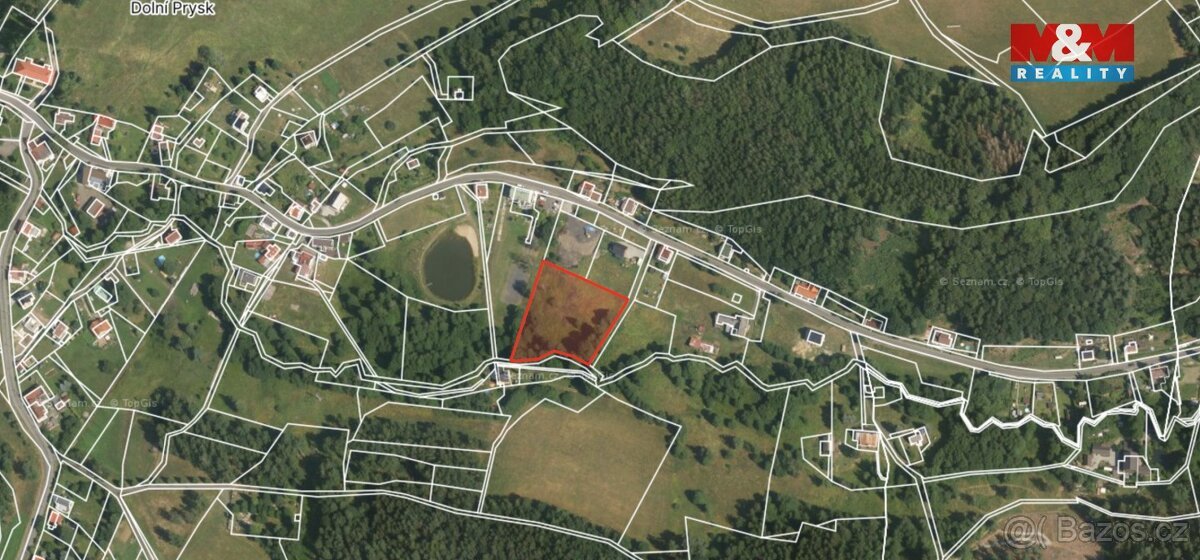 Prodej pozemku 4788 m², Prysk