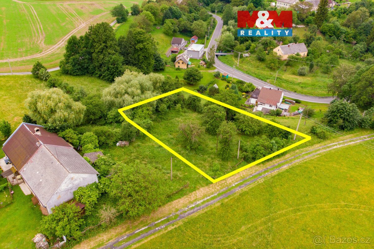 Prodej pozemku k bydlení, 1298 m², Žulová