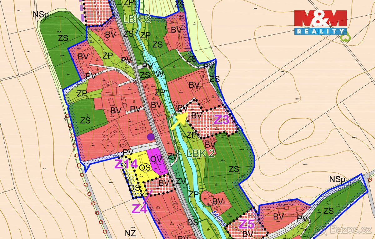 Prodej pozemku k bydlení, 877 m², Chyjice