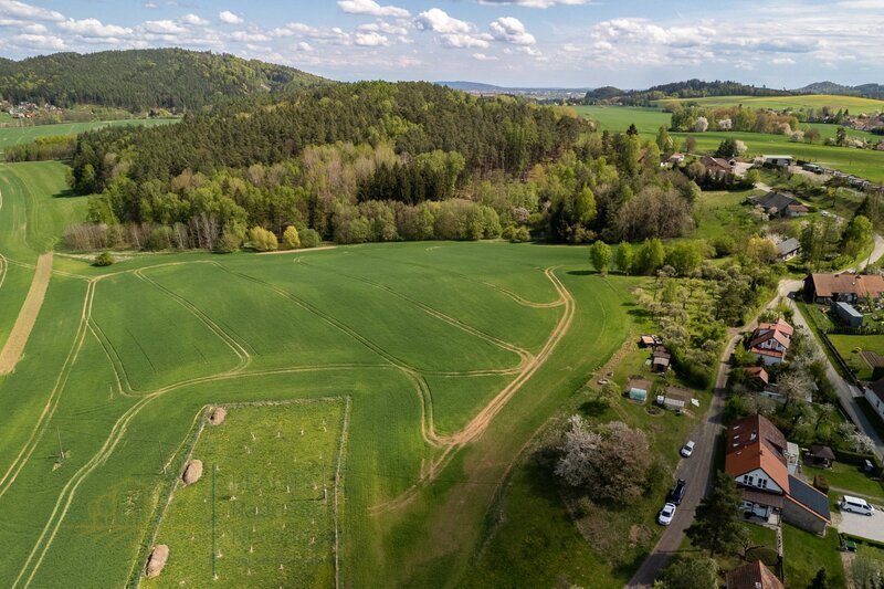 Prodej stavebního pozemku 1900 m² – Betlém, Samšina – výhled