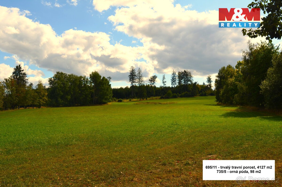 Prodej pole, 27953 m², Štoky