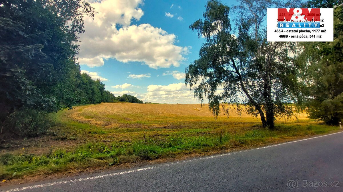 Prodej pole, 27953 m², Štoky