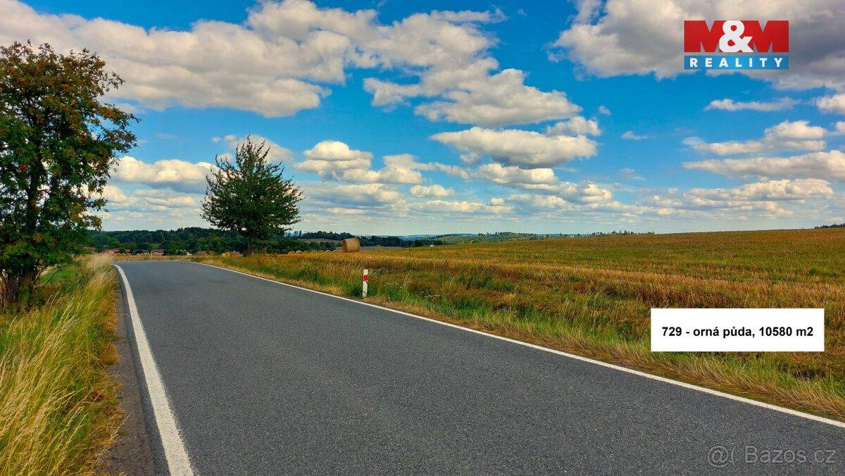 Prodej pole, 27953 m², Štoky