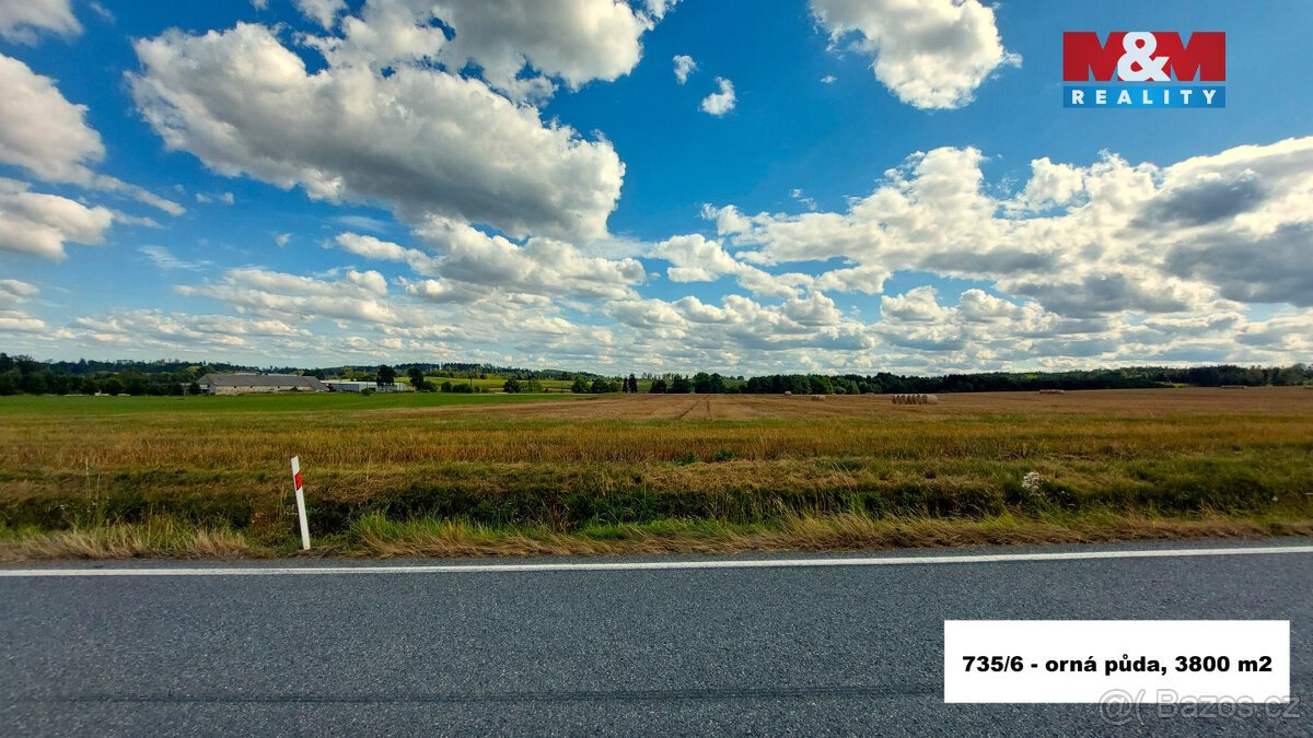 Prodej pole, 27953 m², Štoky