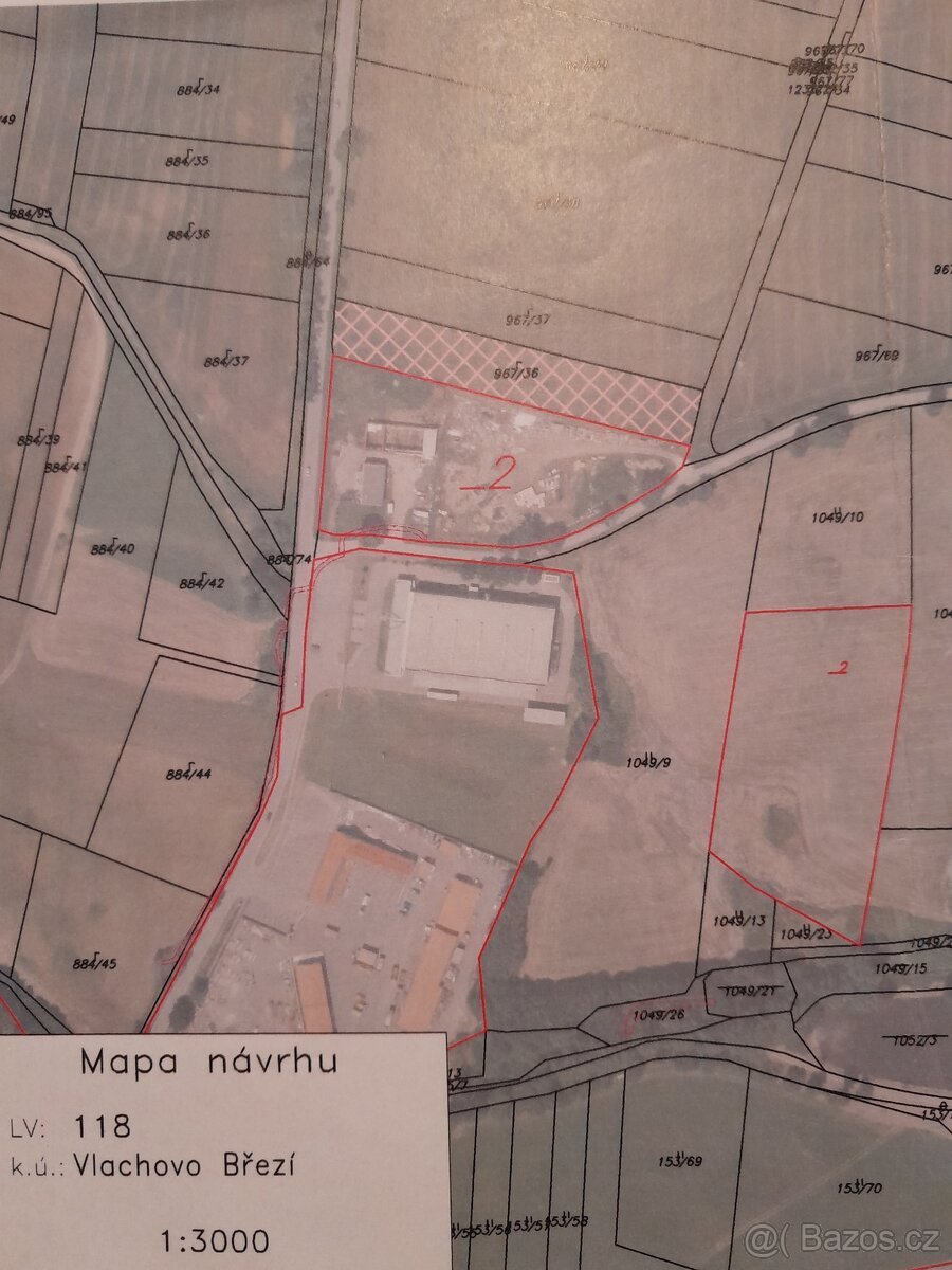 Pozemek Vlachovo březí