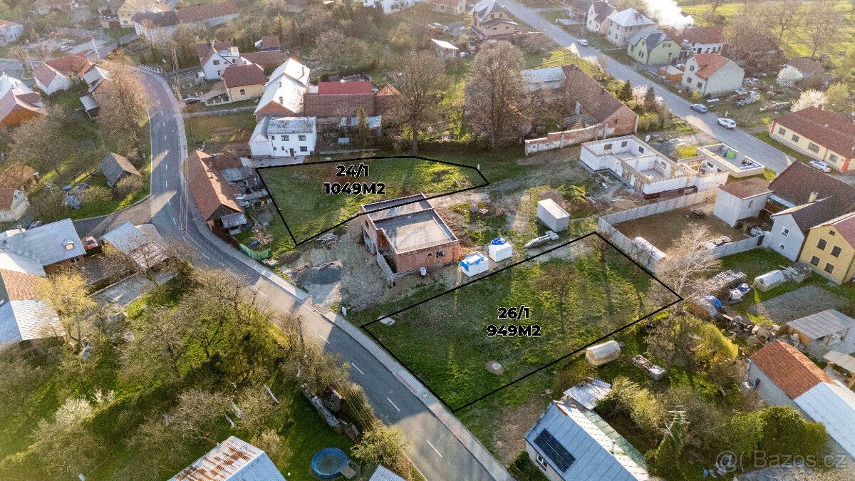 Prodáme stavební pozemky-k.ú. Kunovice, okres Vsetín