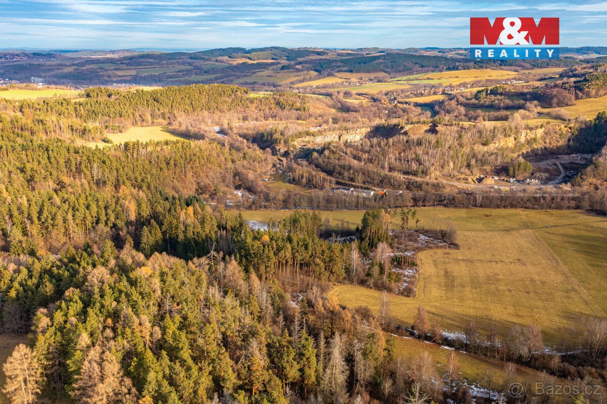 Prodej lesa, 13448 m², Malenice