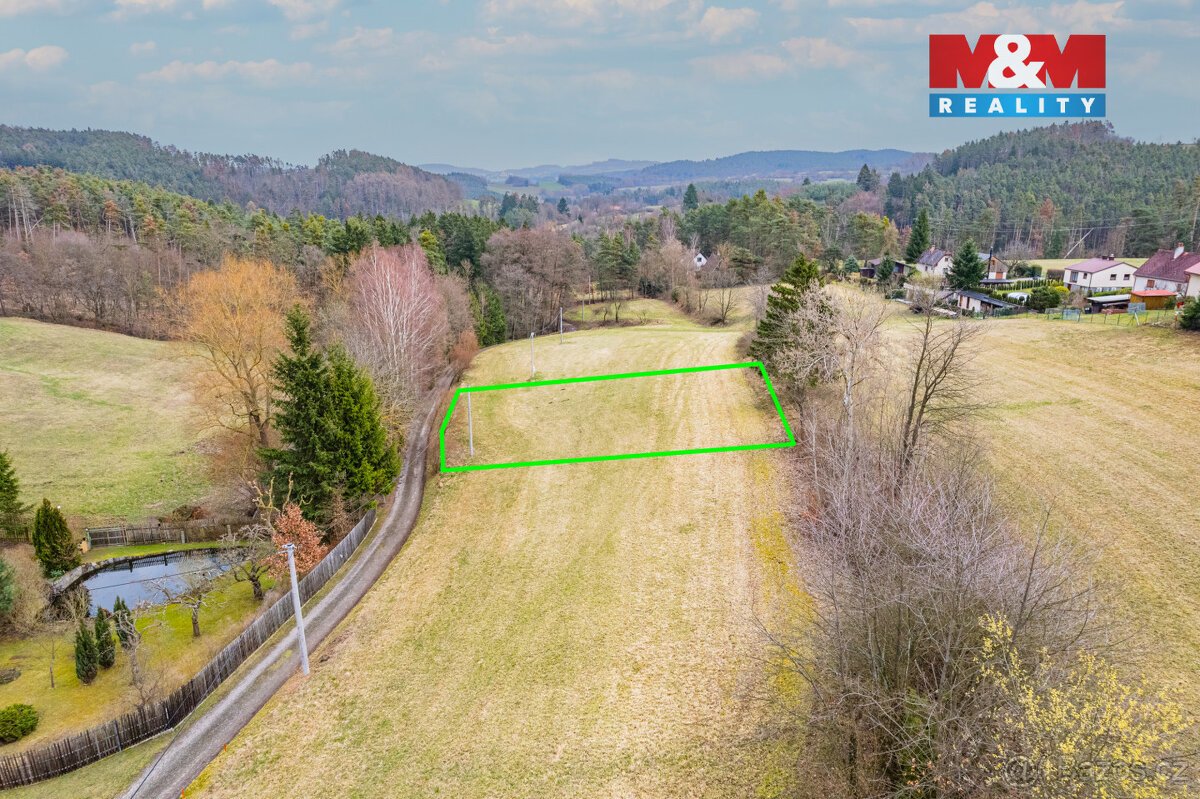 Prodej pozemku, 1512 m², Milešov, Hřebeny