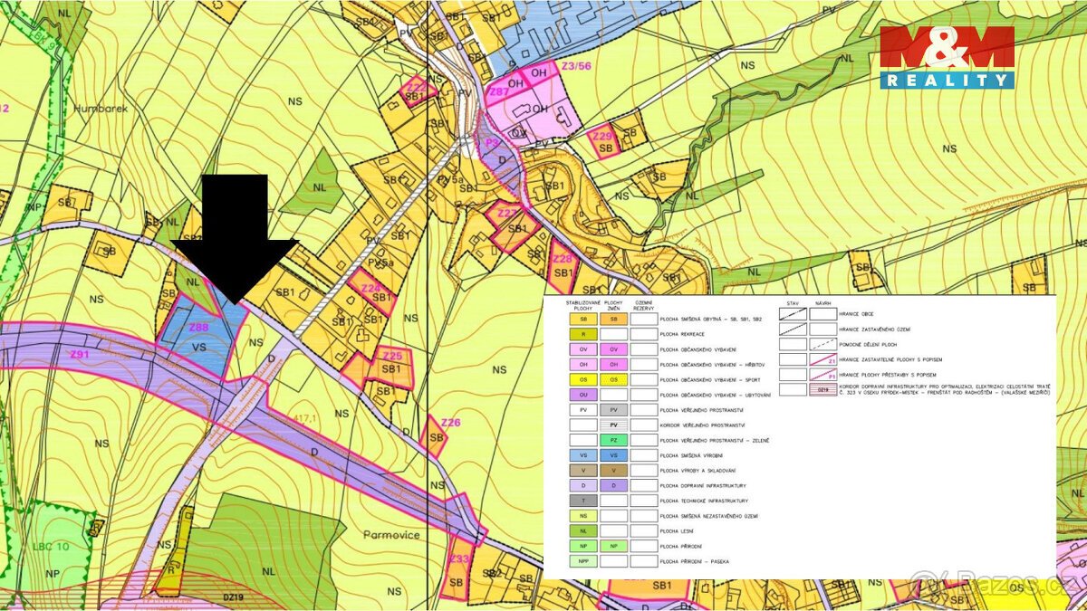 Prodej komerčního pozemku, 1660 m², Kunčice pod Ondřejníkem