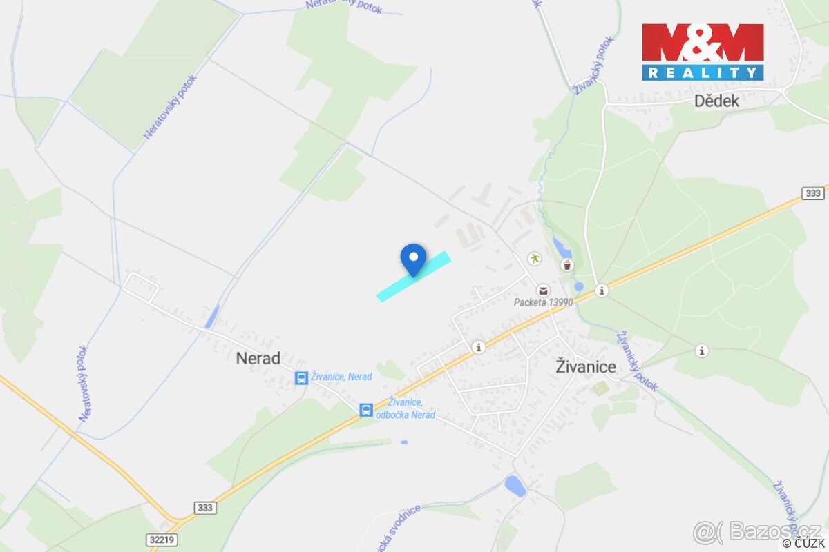 Prodej pole, 10922 m², Živanice