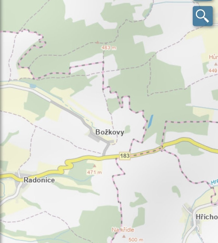 Lesní pozemek Lštění nad Zubřinou