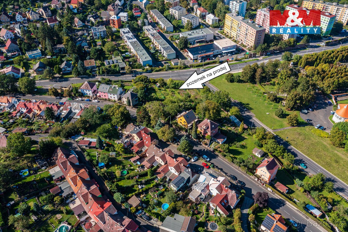 Prodej pozemků k bydlení, 2619 m², Ústí nad Labem - Střekov