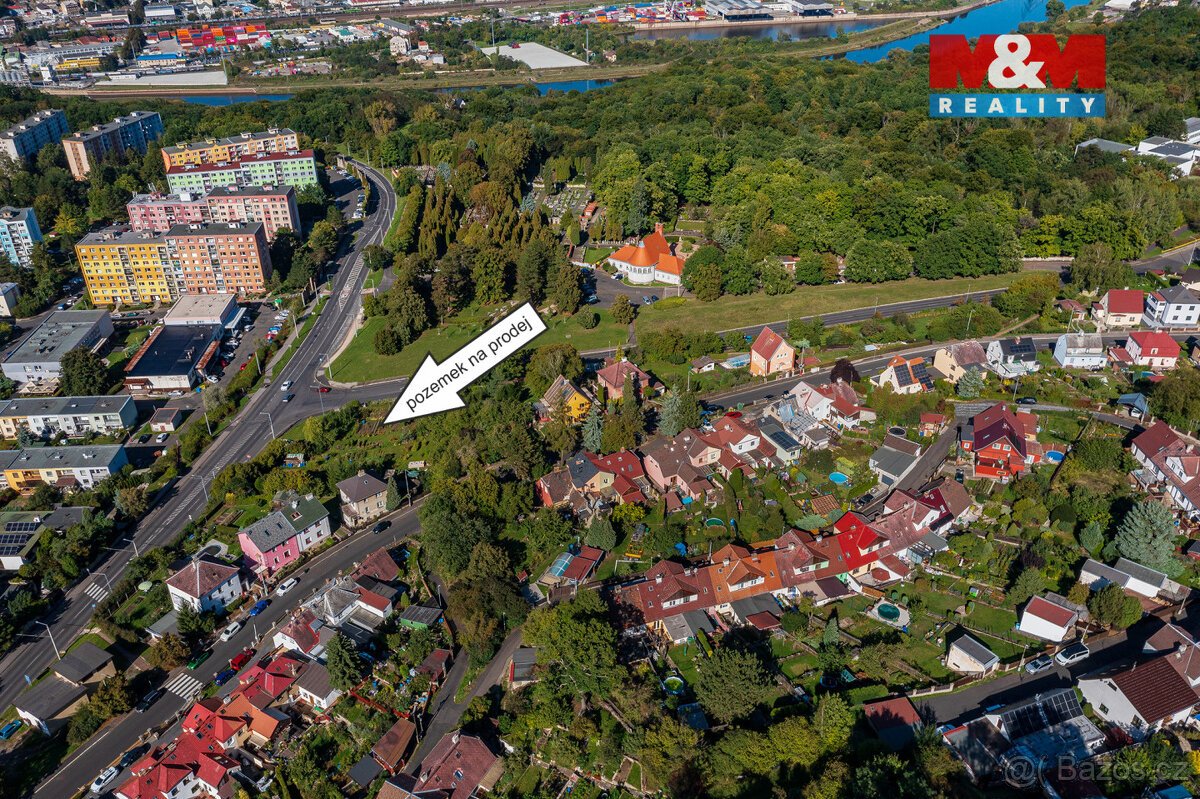 Prodej pozemků k bydlení, 2619 m², Ústí nad Labem - Střekov
