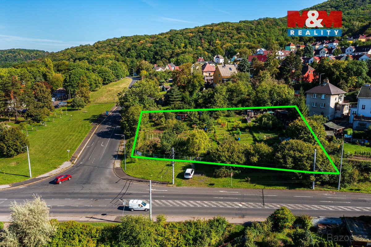 Prodej pozemků k bydlení, 2619 m², Ústí nad Labem - Střekov