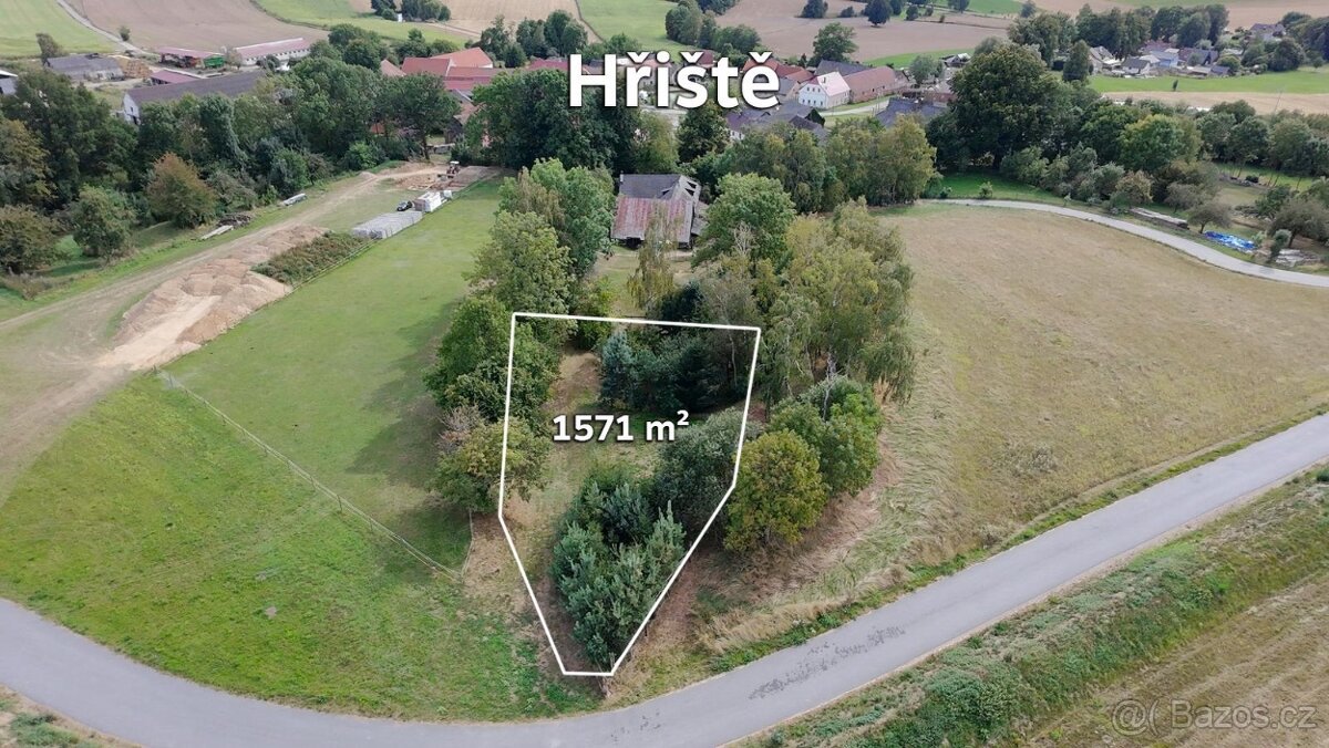 Prodej stavebního pozemku 1571 m² Přibyslav - Hřiště
