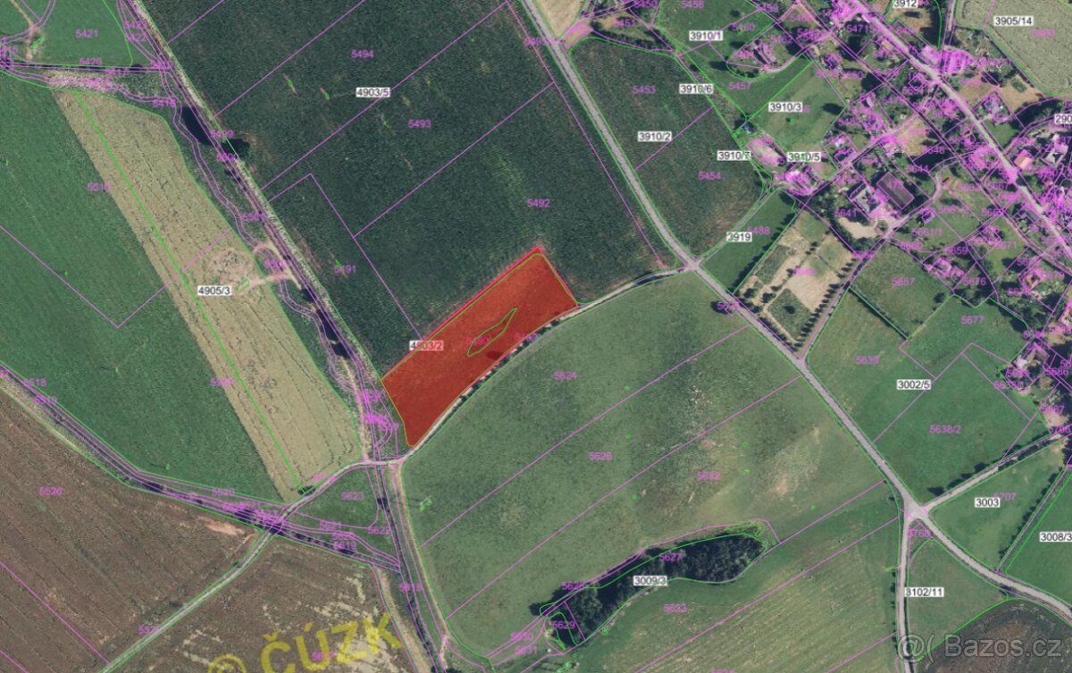 Ostrov, zemědělská půda, 23 001 m2