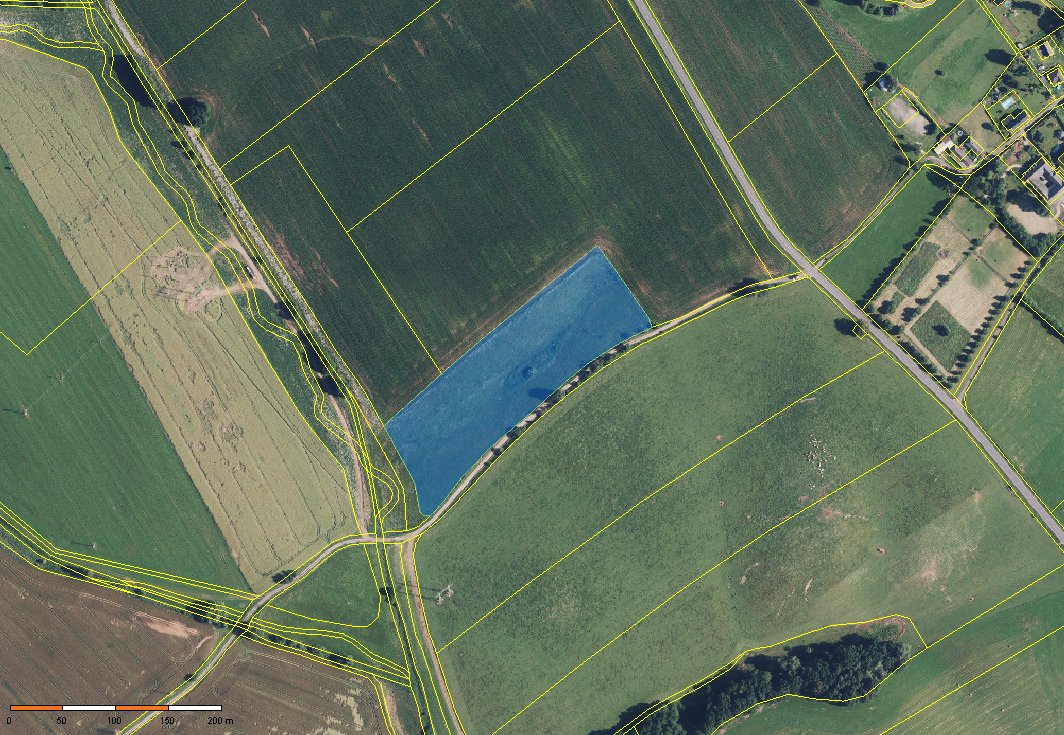 Ostrov, zemědělská půda, 23 001 m2