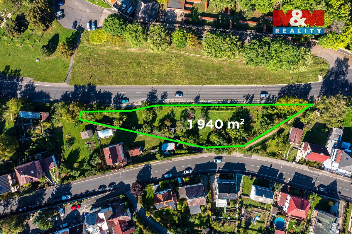 Prodej pozemků k bydlení, 1940 m², Ústí nad Labem - Střekov