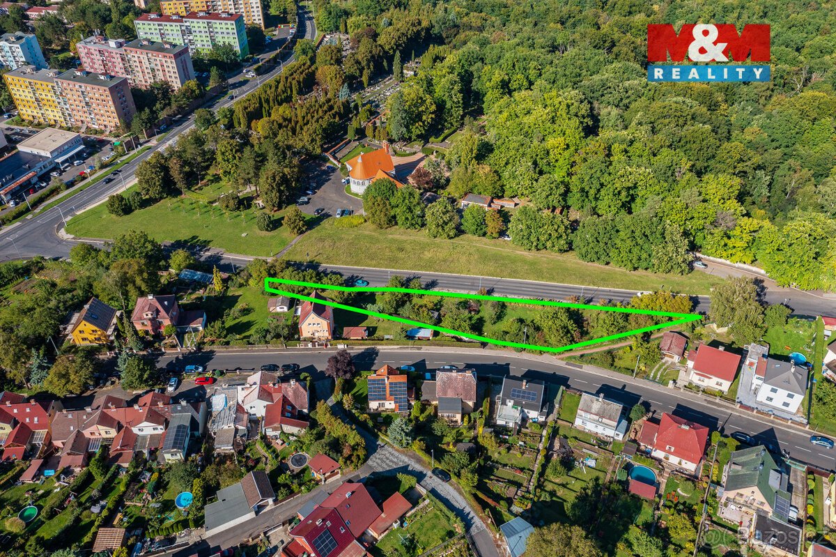 Prodej pozemků k bydlení, 1940 m², Ústí nad Labem - Střekov