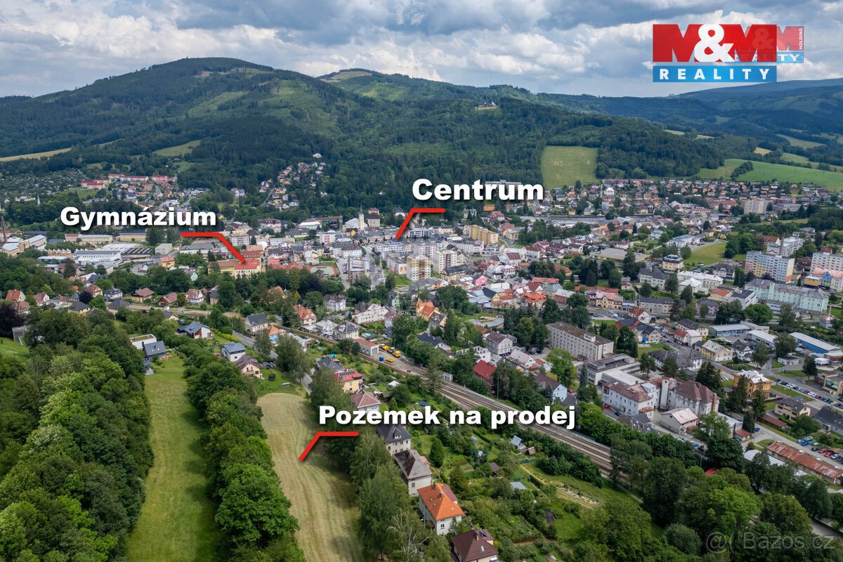 Prodej pozemku k bydlení, 4992 m2, Jeseník, ul. Thámova