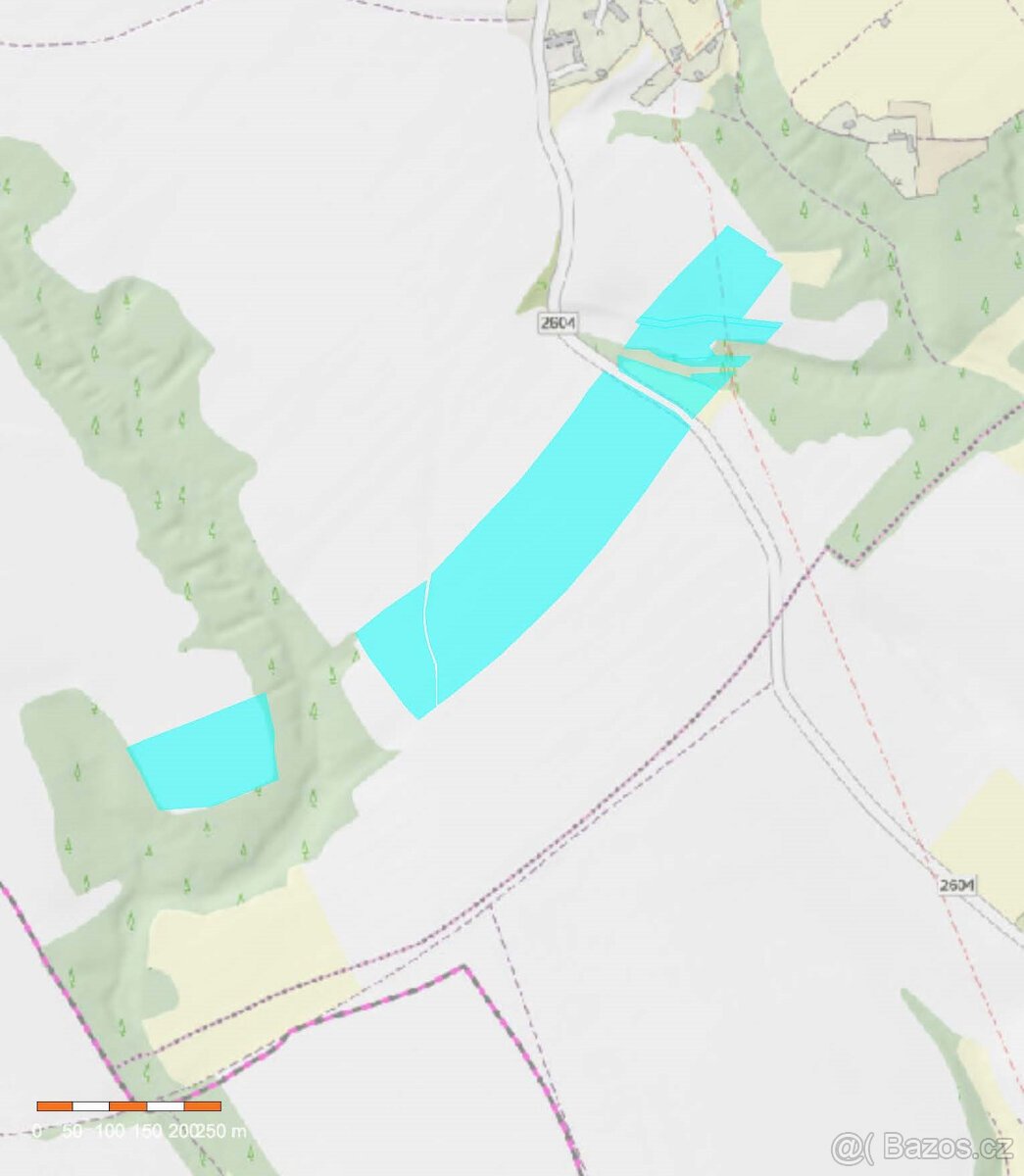 Zemědělská půda, 122.191m2, kat. území Kalovice u Úštěka