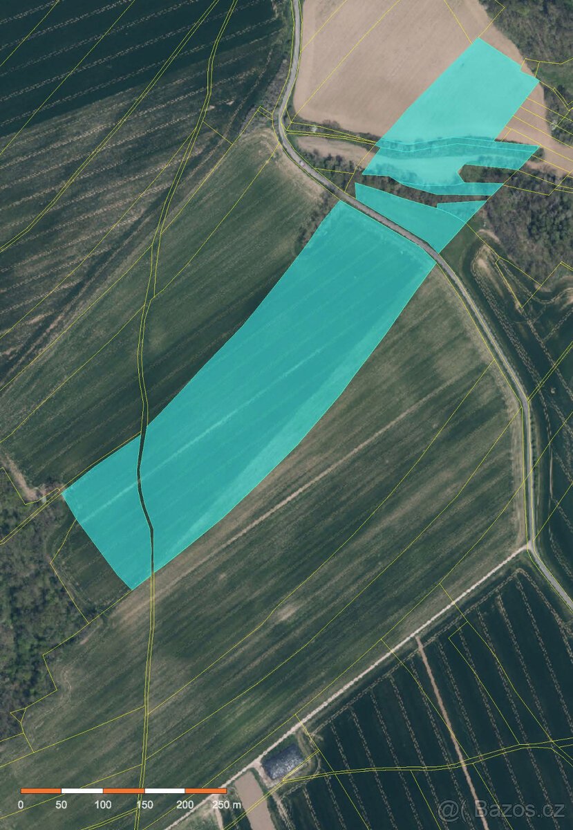 Zemědělská půda, 122.191m2, kat. území Kalovice u Úštěka