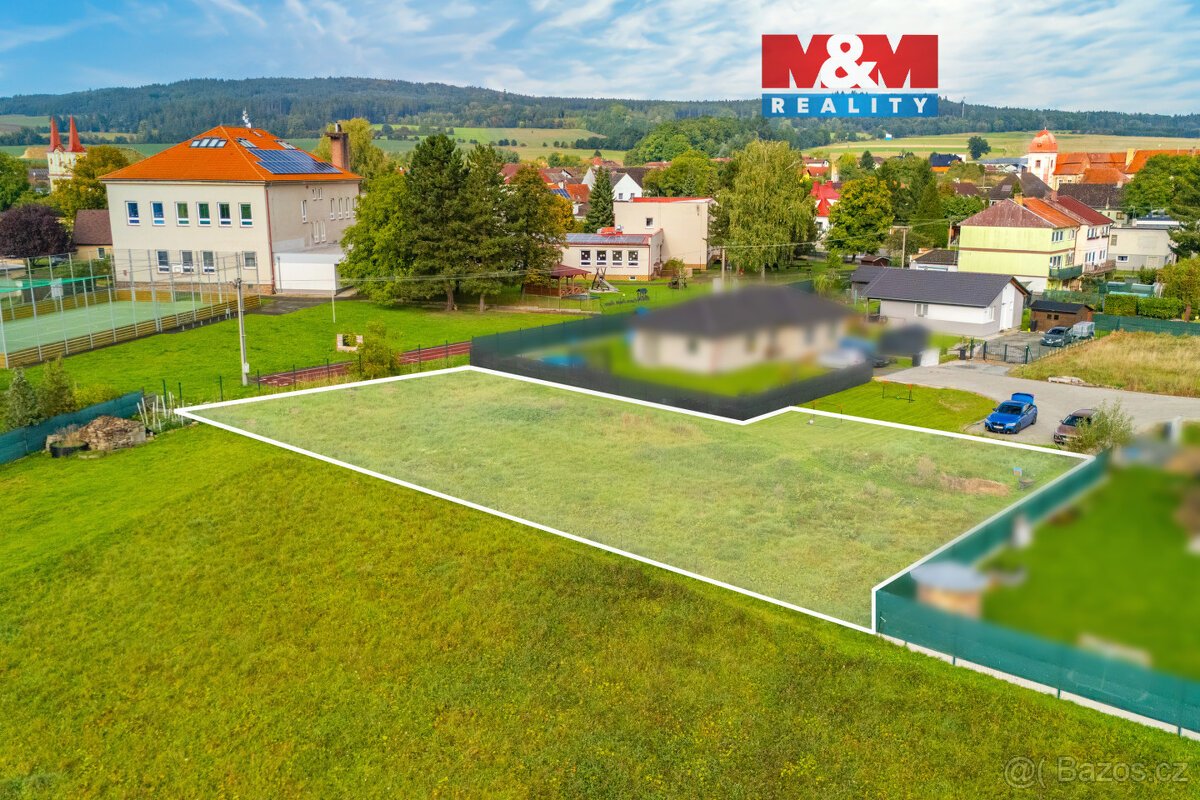 Prodej pozemku k bydlení, 1080 m², Osek