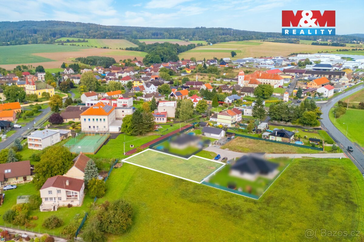 Prodej pozemku k bydlení, 1080 m², Osek