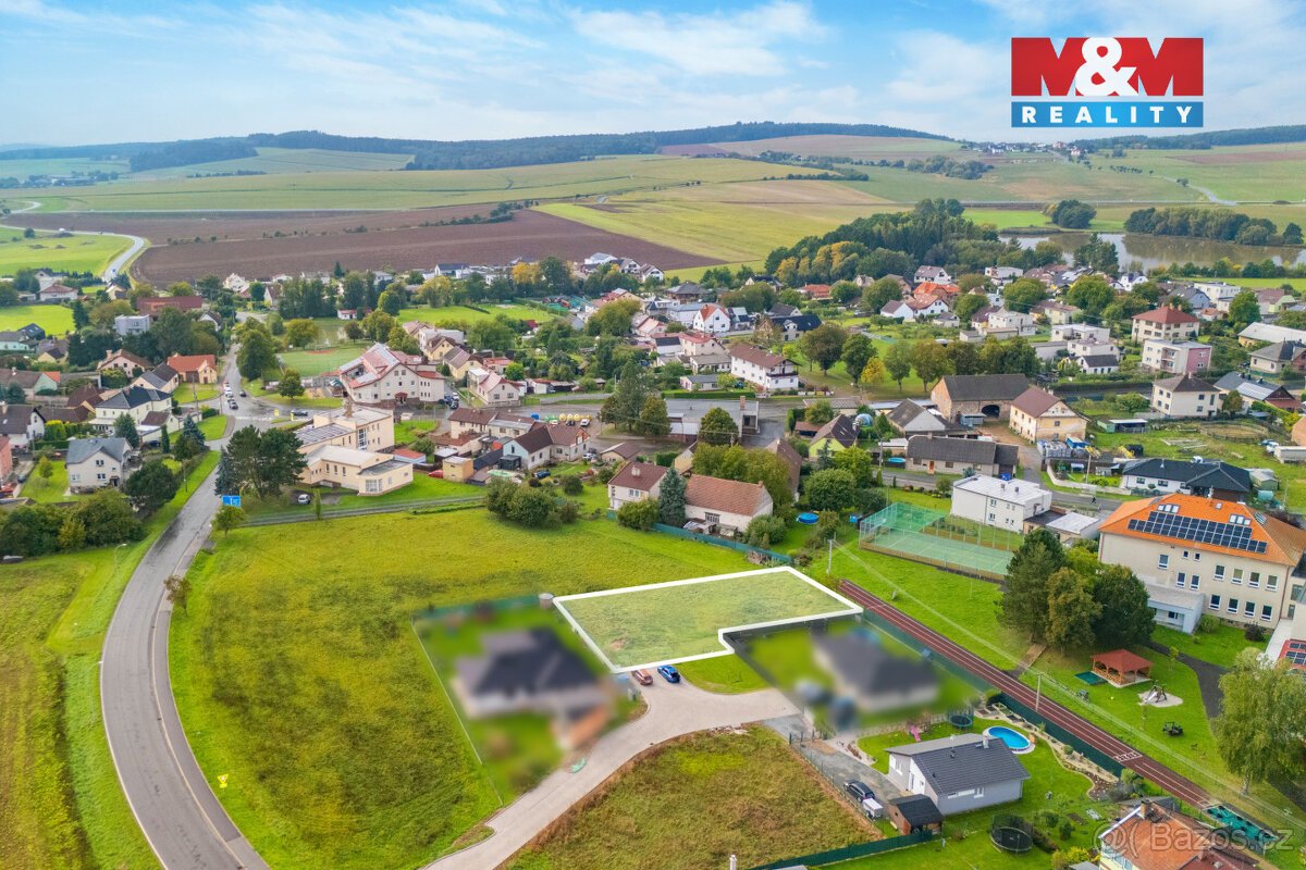 Prodej pozemku k bydlení, 1080 m², Osek
