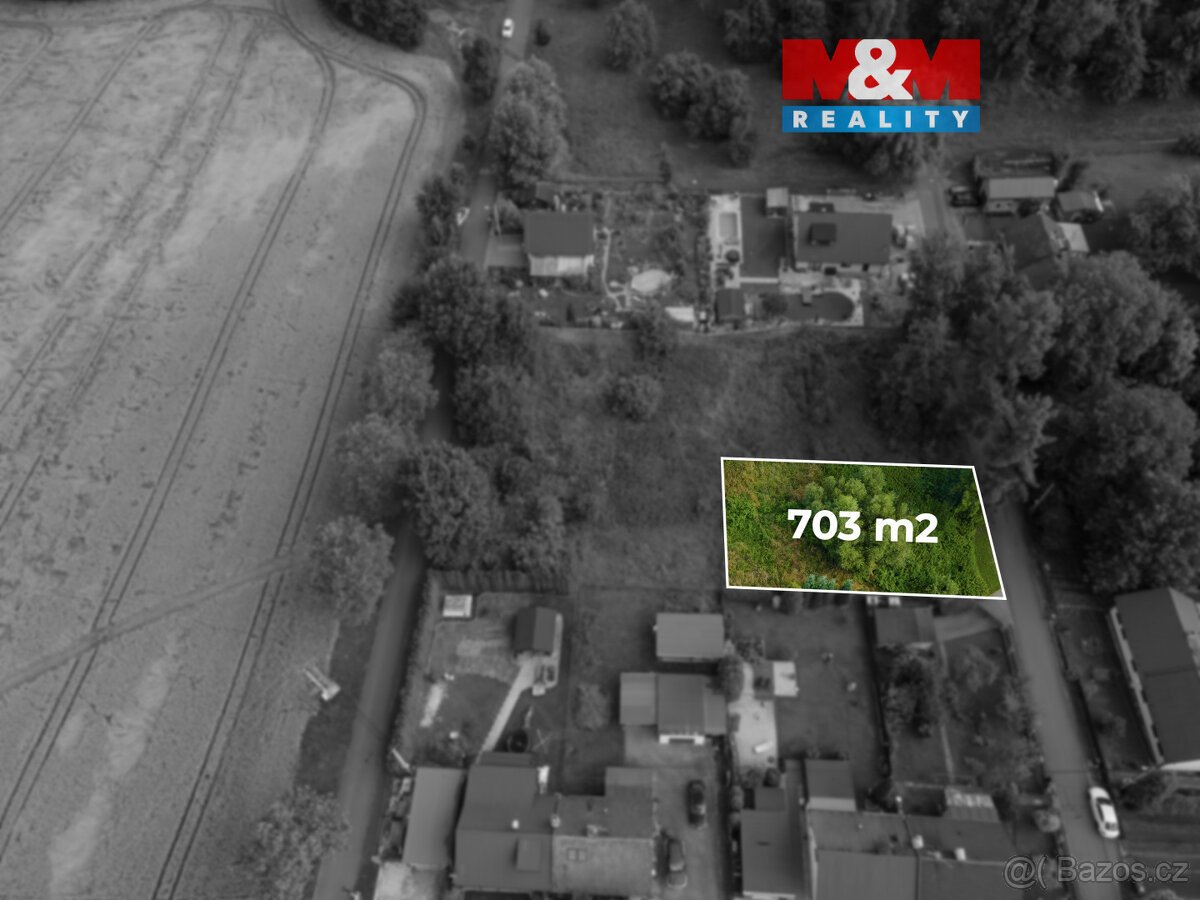 Prodej pozemku k bydlení, 703 m², Horní Suchá