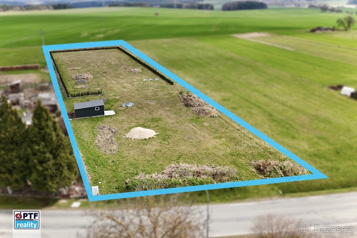 Prodej velkého stavebního pozemku (4014 m²), Horní Kozolupy