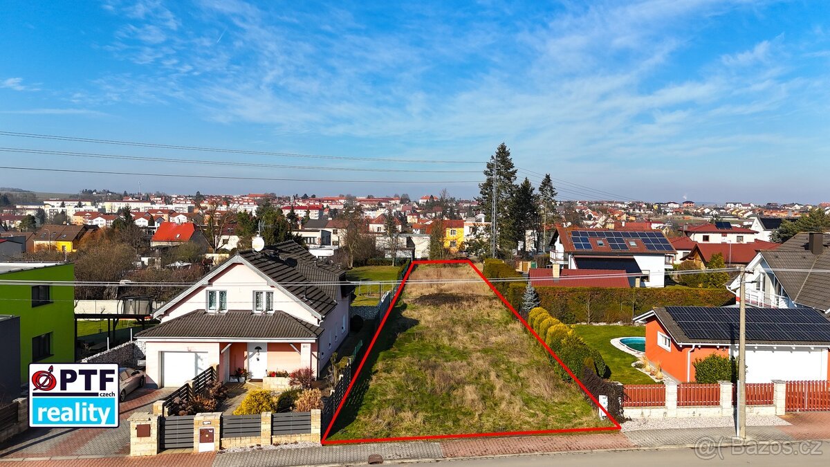 Prodej stavebního pozemku 1088 m² v obci Vejprnice