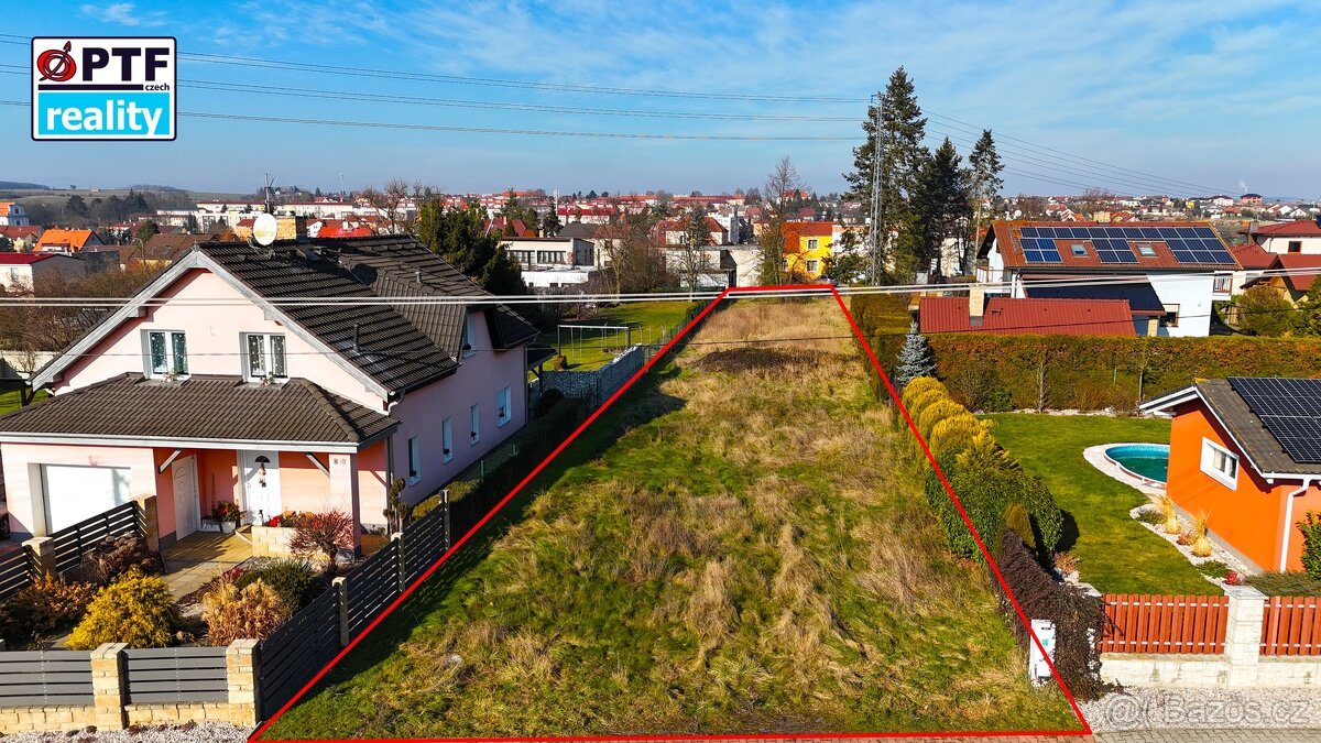 Prodej stavebního pozemku 1088 m² v obci Vejprnice